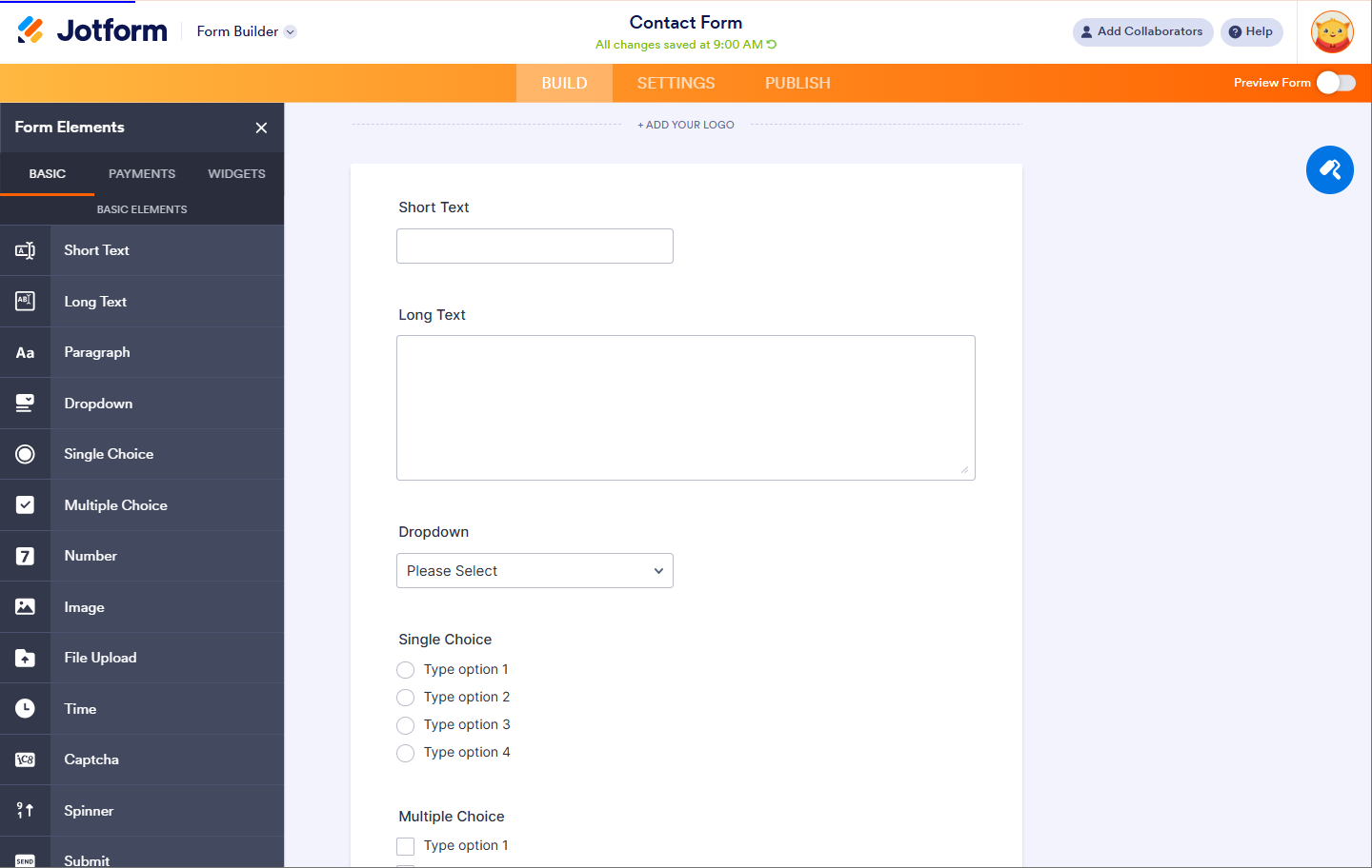 Jotform Form Builder - Extensive feature set and templates